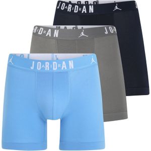 Jordan - Boxershorts - Nachtblauw Lichtblauw Grijs Wit - 3 Pack
