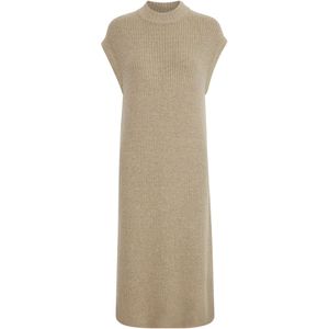 b.young Gebreide jurk 'NORA'  beige
