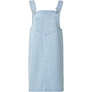 Pcmonica - Denim Overgooier - Lichte Wassing - Spijkerjurk