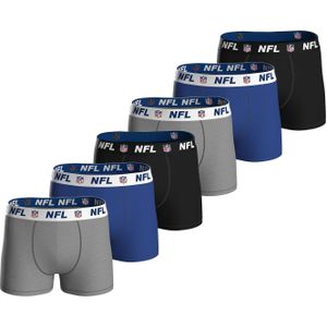 Huddle Boxershorts 'NFL Shield'  blauw / grijs / zwart
