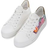 Schoenen - Sneakers - Imitatieleer - Bloemenprint - Flexibele Zool