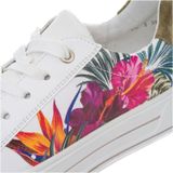 Schoenen - Sneakers - Imitatieleer - Bloemenprint - Flexibele Zool