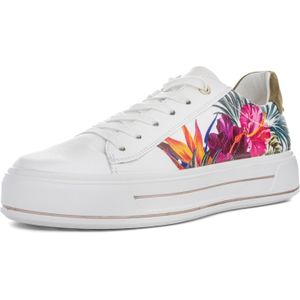 Schoenen - Sneakers - Imitatieleer - Bloemenprint - Flexibele Zool