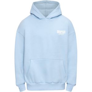 Dropsize Sweatshirt  lichtblauw / wit