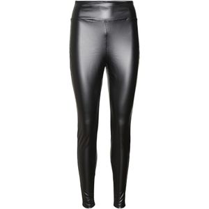 VERO MODA Coated Legging VMSUELLA Zwart