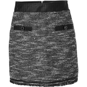 KOROSHI Rok  grijs / zwart / wit