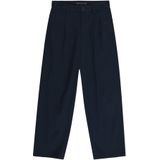 Chino - Dark Night Navy - Regular Fit - Riemlussen - Ritssluiting
