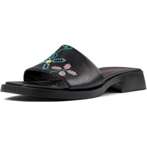 CAMPER Muiltjes 'Dana'  cyaan blauw / hemelsblauw / rosa / zwart