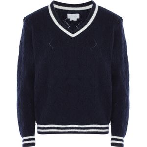 usha BLUE LABEL Trui  marine / wit