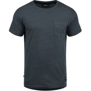 !Solid Shirt 'Bob'  donkerblauw / zwart / wit