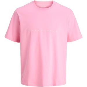 JACK & JONES Shirt 'JJESTAR'  lichtroze / wit