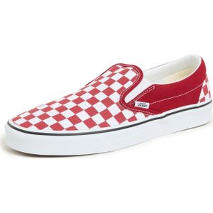 VANS Slip-ons 'Classic'  donkerrood / wit