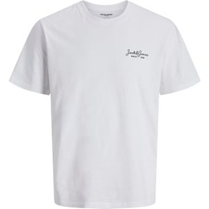 JACK & JONES Shirt  zwart / wit