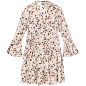 NALLY Blousejurk 'Fashion Look'  beige / lichtblauw / bruin / zwart