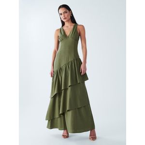 BWLDR Zomerjurk 'Tilly'  olijfgroen