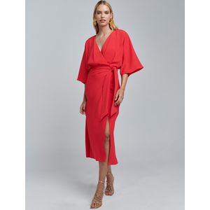 BWLDR Jurk 'Thais'  lichtrood