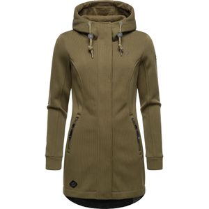 Ragwear Sweatvest 'Letti'  grijs / olijfgroen / zwart