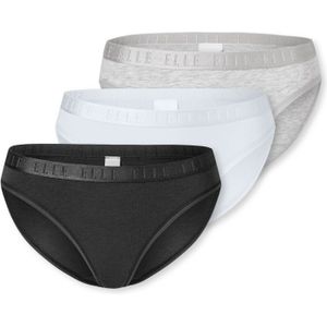 ELLE Slip  grijs gemêleerd / zwart / wit