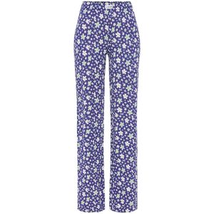 LSCN by LASCANA Pyjamabroek  indigo / pastelgroen / natuurwit