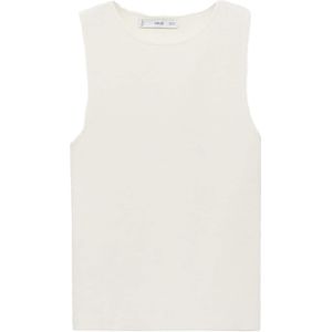 MANGO Gebreide top 'HERNAN'  eierschaal