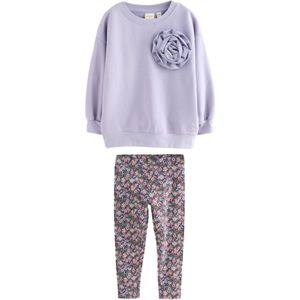 LAURA ASHLEY Set  lichtblauw / groen / sering / bessen