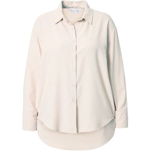 MIAMODA Blouse  lichtbeige / zilvergrijs