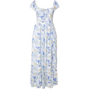 HOLLISTER Jurk  blauw / pastelblauw / pasteloranje / wit