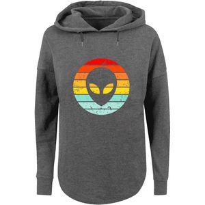 F4NT4STIC Sweatshirt 'Alien Retro Sonnenuntergang'  donkergrijs / gemengde kleuren