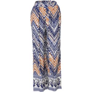 KOROSHI Broek  navy / grijs / oranje / wit