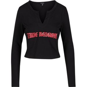 True Religion Shirt  rood / zwart