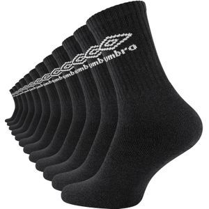 Umbro - Sportsokken - Zwart - 12 Paar