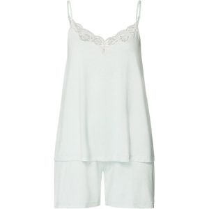 Hanro Korte pyjama ' Natural Elegance '  wit