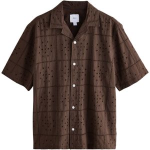 Next Overhemd  chocoladebruin
