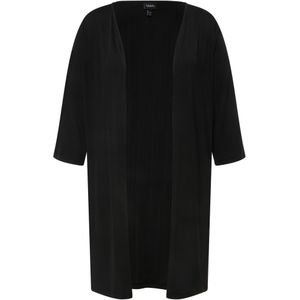 Ulla Popken Gebreid vest  zwart