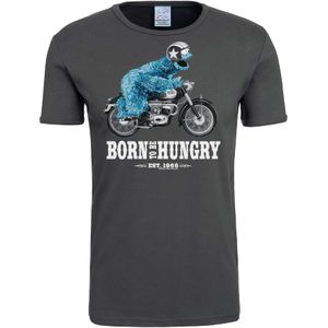 LOGOSHIRT Shirt  donkergrijs / gemengde kleuren