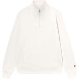 Champion - Authentic Athletic Apparel - Sweatshirt - Wit - Halve Rits