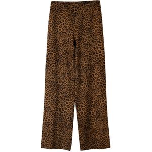 Bershka Broek  bruin / zwart