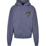 Mister Tee Sweatshirt 'Flamingo'  nachtblauw / geel / lichtgroen / lichtroze