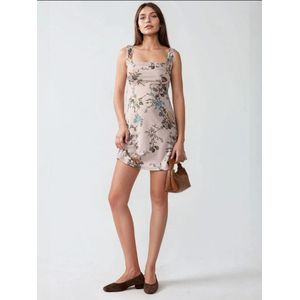 Hiccup Jurk  lichtblauw / geel / groen / rosa