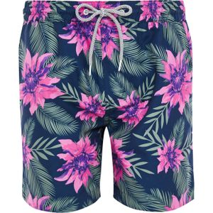 Threadbare Zwemshorts 'Katana'  navy / groen / lila / pink