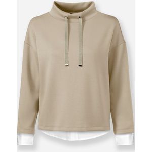 Sweater - Sesam - 50% Modaal 44% Polyester 6% Elastaan