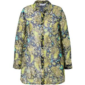 Studio Untold Blouse  azuur / lichtgroen / zwart / wit