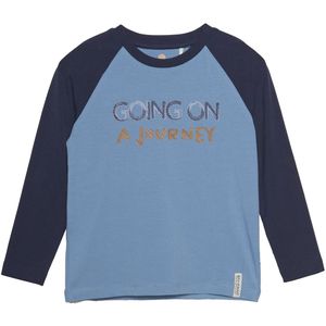 EN FANT Shirt  blauw / donkerblauw / oranje / wit