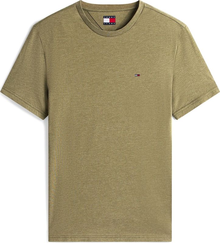 Tommy Jeans Shirt 'JASPE'  olijfgroen