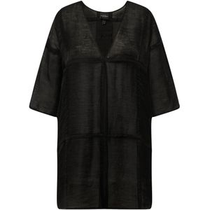 Ulla Popken Tussenjas  zwart