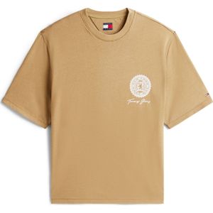 Tommy Jeans Shirt '90S'  beige / wit