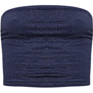 No Matter What Top  navy