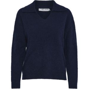 PULZ Jeans Trui 'Astra'  donkerblauw