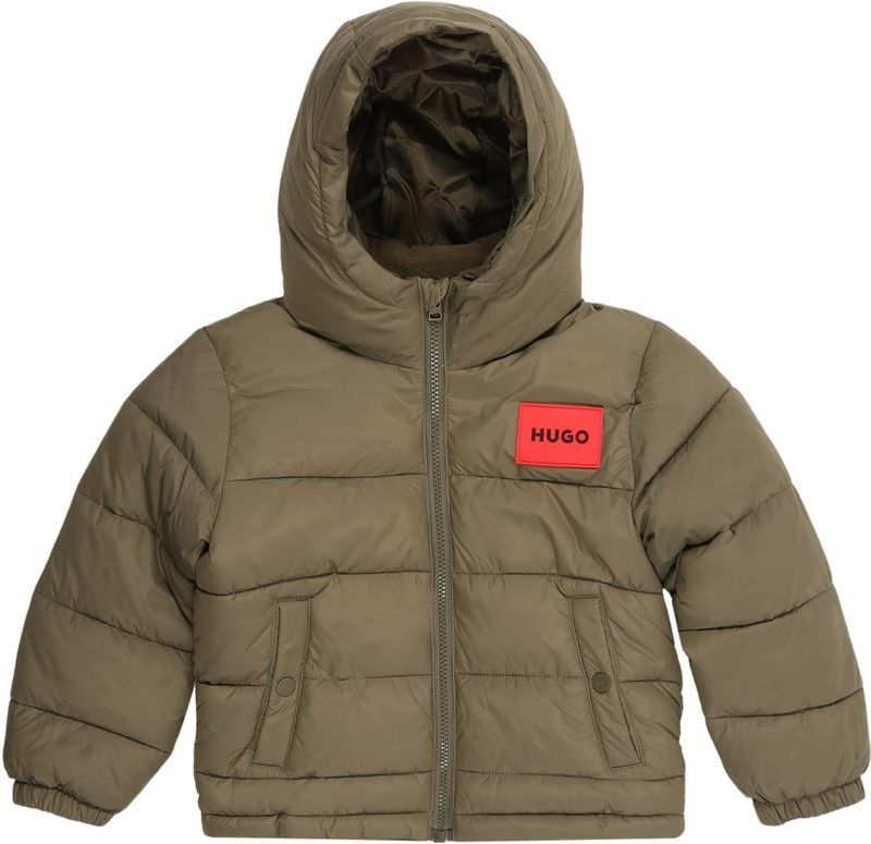 HUGO - Winterjas - Olijfgroen - Gewatteerde Jas - Normale Pasvorm