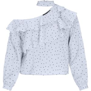 faina Blouse  blauw / zwart